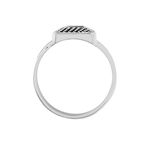 Bague Acier Vieillie Antonny Agate - Bagues solitaires Homme | Histoire d&rsquo;Or