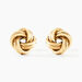 Boucles D'oreilles Puces Ilhame Nid Or Jaune - Clous d'oreilles Femme | Histoire d’Or
