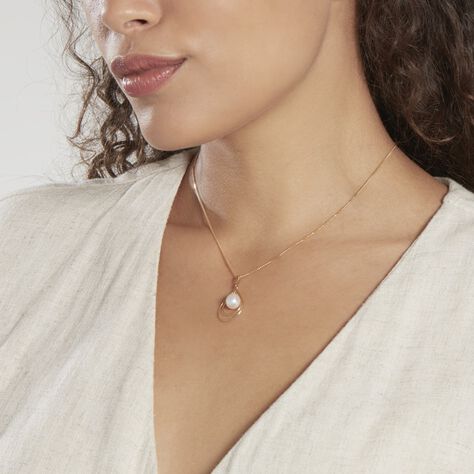 Pendentif Martyna Or Jaune Perle De Culture - Pendentifs Femme | Histoire d’Or