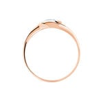 Bague Tiphaine Or Rose Topaze - Bagues solitaires Femme | Histoire d&rsquo;Or