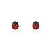 Boucles D'oreilles Puces Or Jaune Helidie Email - Clous d'oreilles Enfant | Histoire d’Or