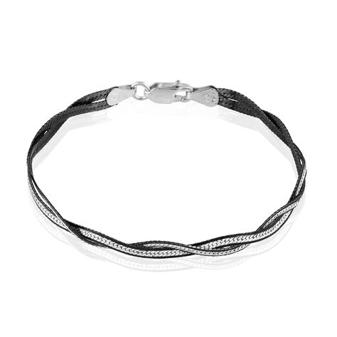 Bracelet Anaiz Argent Blanc - Bracelets chaîne Femme | Histoire d’Or