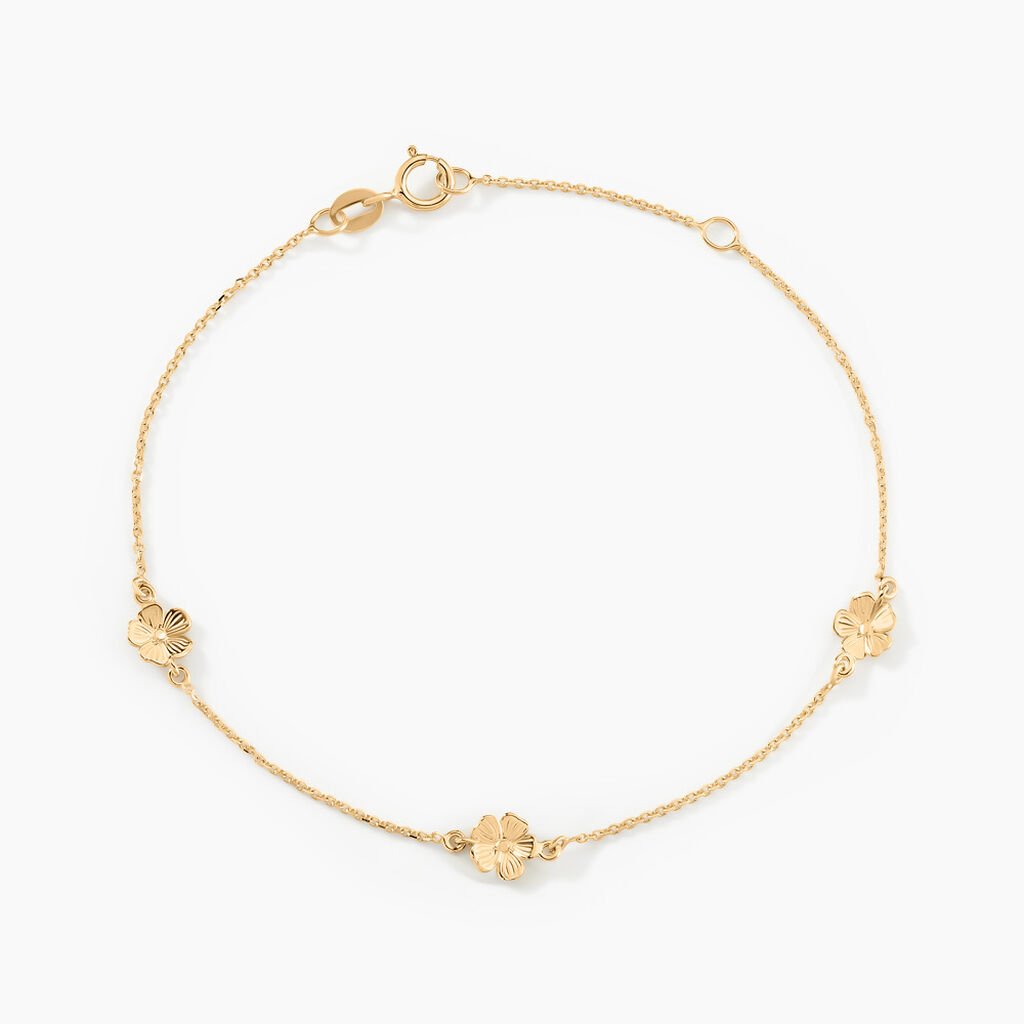 Bracelet Sakura Love Or Jaune - Bracelets Femme | Histoire d’Or