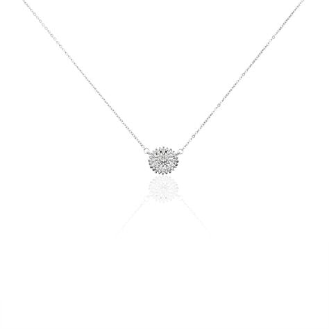 Collier Hyelana Argent Blanc Oxyde De Zirconium - Colliers fantaisie Femme | Histoire d&rsquo;Or