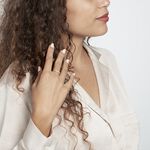 Bague Or Jaune Sabinus Oxydes De Zirconium - Bagues solitaires Femme | Histoire d&rsquo;Or