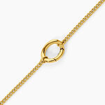 Bracelet Calic&eacute;a Acier Jaune - Bijoux sans pierre Femme | Histoire d&rsquo;Or