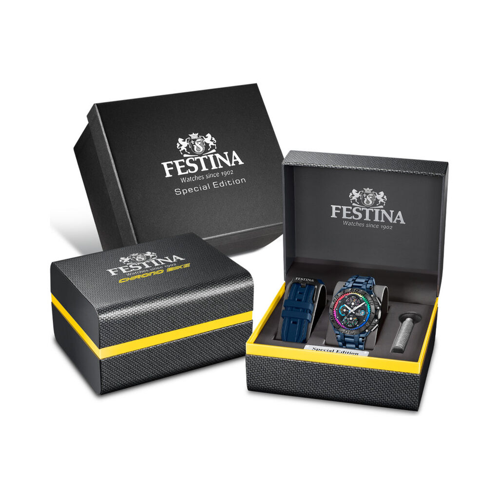 Montre Festina Chrono Bike Edition Speciale Noir - Montres chronographes Homme | Histoire d&rsquo;Or
