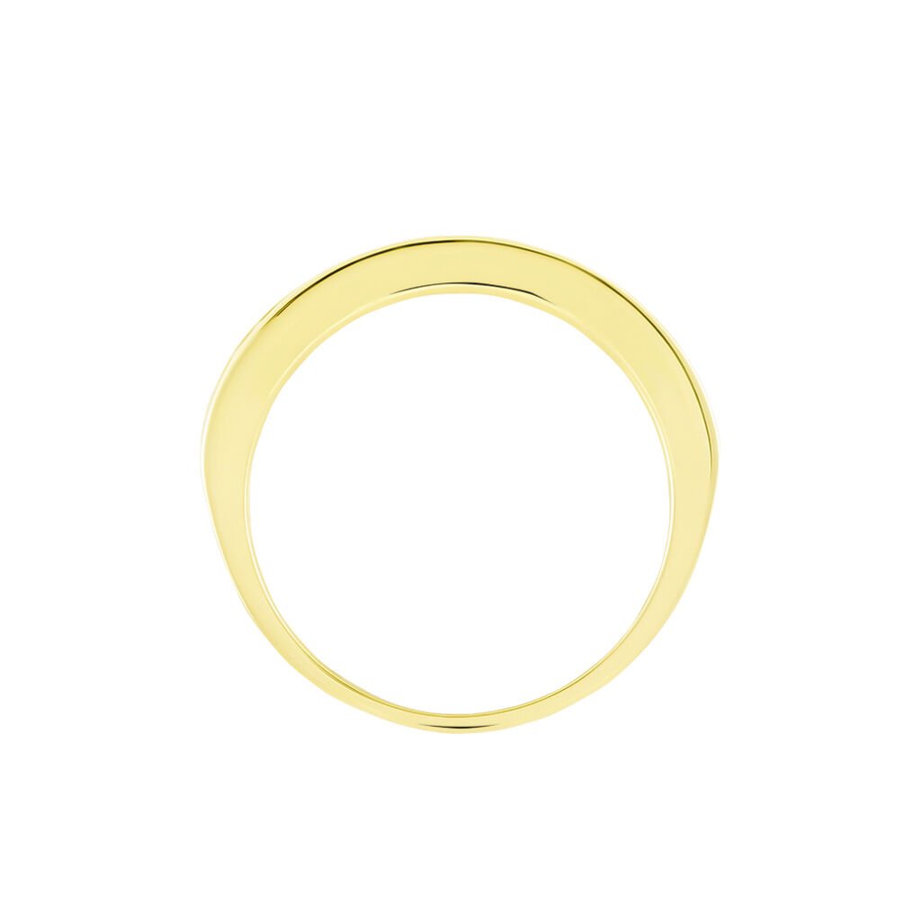 Bague Davila Or Jaune Oxyde De Zirconium - Bagues avec pierre Femme | Histoire d&rsquo;Or