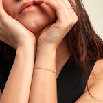 Bracelet Court Argent Blanc Lylwenn Oxyde De Zirconium - Bracelets Femme | Histoire d&rsquo;Or