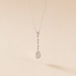 Collier Unice Or Blanc Diamant - Colliers Femme | Histoire d&rsquo;Or