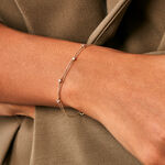 Bracelet Giordano Or Jaune Diamant Synth&eacute;tique - Bracelets Femme | Histoire d&rsquo;Or