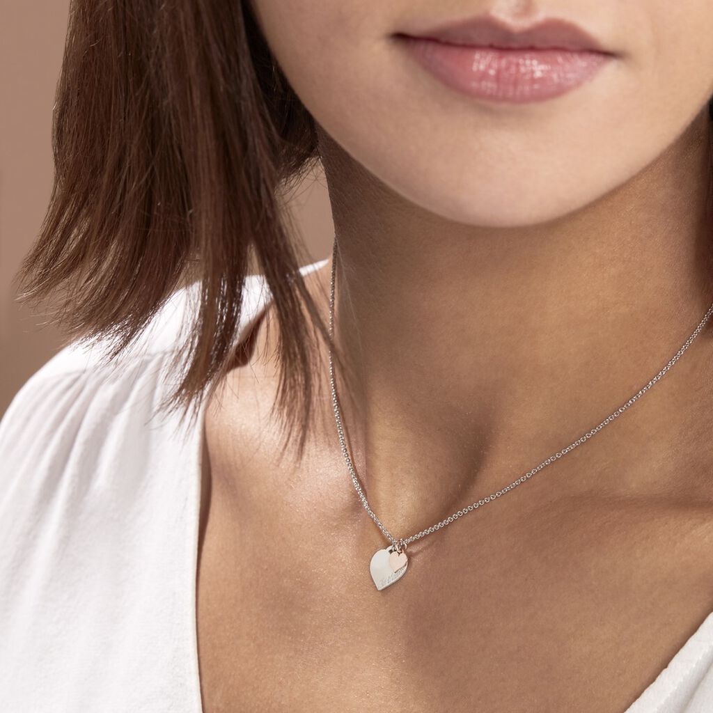 Collier Iella Argent Bicolore - Colliers fantaisie Femme | Histoire d’Or