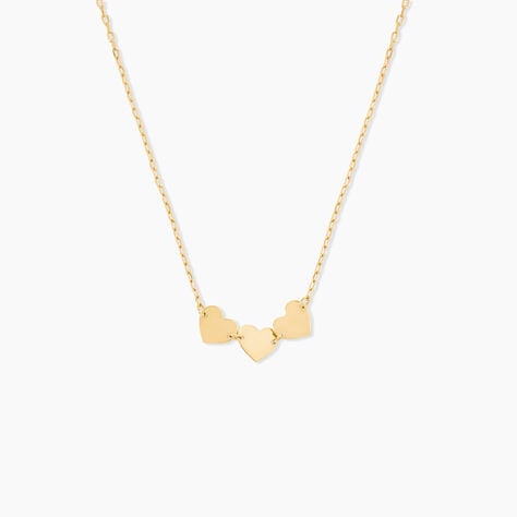 Collier Lova Argent Dor&eacute; A L'Or 750/1000 - Cadeaux de naissance Femme | Histoire d&rsquo;Or