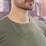 Cha&icirc;ne Igoa Maille For&ccedil;at Diamantee Or Jaune - Chaines Famille | Histoire d&rsquo;Or