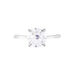 Solitaire Abriel Or Blanc Oxyde De Zirconium - Bagues solitaires Femme | Histoire d’Or