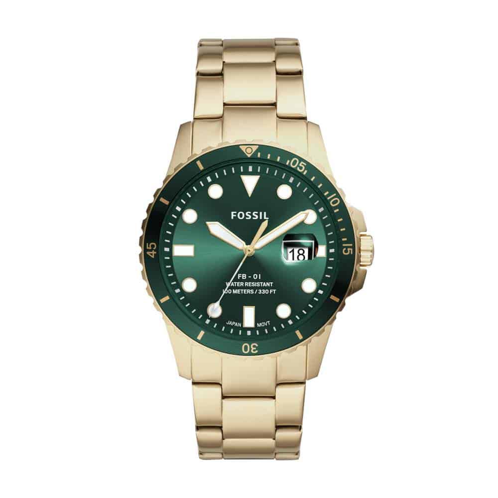 Montres Fossil FS5658 Acier Clip Jaune Ronde - HIMHJQV0030 • Histoire d'Or