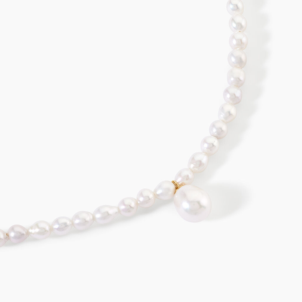 Collier Stella-rose Or Jaune Perle De Culture - Colliers Femme | Histoire d&rsquo;Or