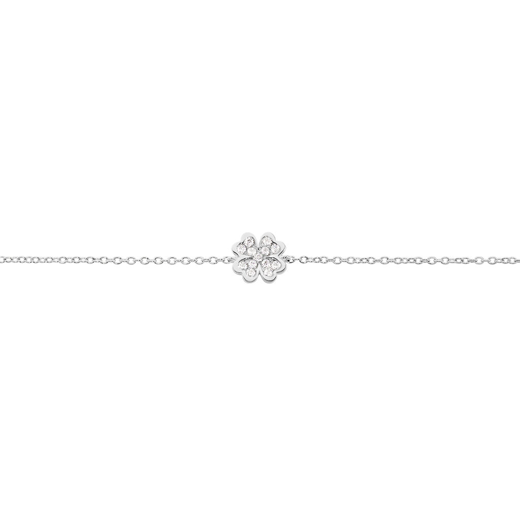 Bracelet Fortunata Argent Blanc Oxyde De Zirconium - Bracelets Femme | Histoire d’Or