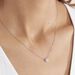 Collier Eurycide Or Blanc Oxyde De Zirconium - Colliers Femme | Histoire d’Or