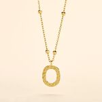 Collier Plaqu&eacute; Or Jaune Lettra - Colliers fantaisie Femme | Histoire d&rsquo;Or