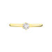 Bague Solitaire Natalia Or Jaune Diamant - Bagues solitaires Femme | Histoire d’Or