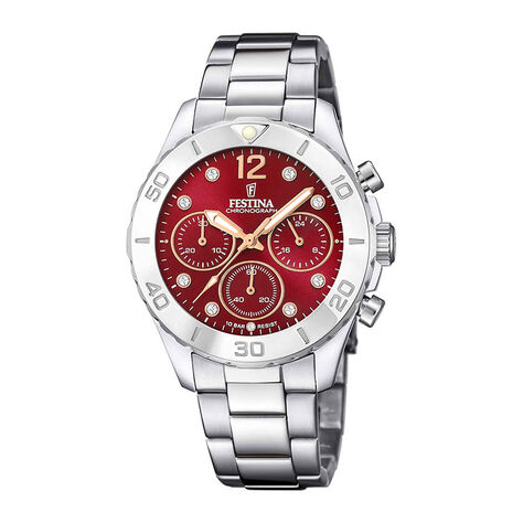 Montre Festina Boyfriend Rouge - Montres Femme | Histoire d’Or