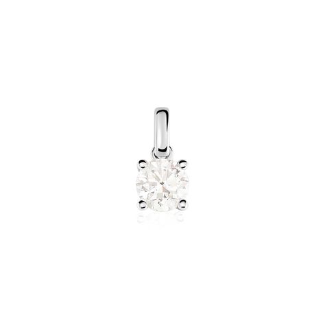 Pendentif Solitaire Aphrodite Or Blanc Diamant - Pendentifs Femme | Histoire d’Or