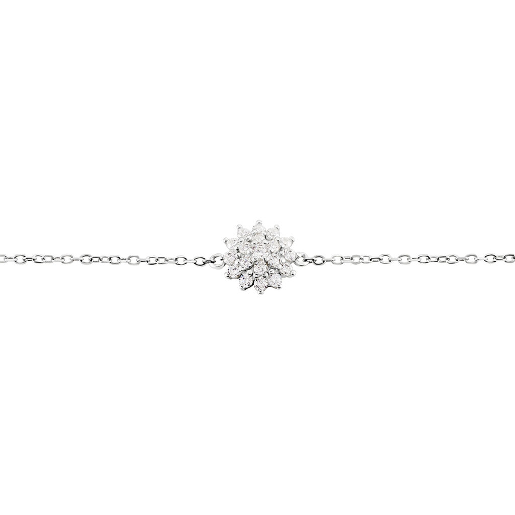 Bracelet Argent Blanc Maximille Oxydes De Zirconium - Bracelets Femme | Histoire d&rsquo;Or