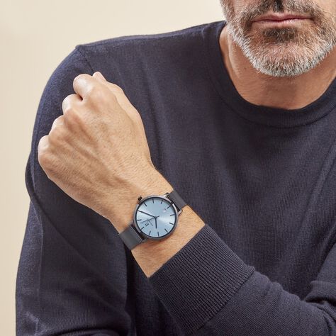 Montre Pierre Lannier Echo Bleu - Montres Homme | Histoire d’Or