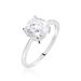 Solitaire Abriel Or Blanc Oxyde De Zirconium - Bagues solitaires Femme | Histoire d’Or