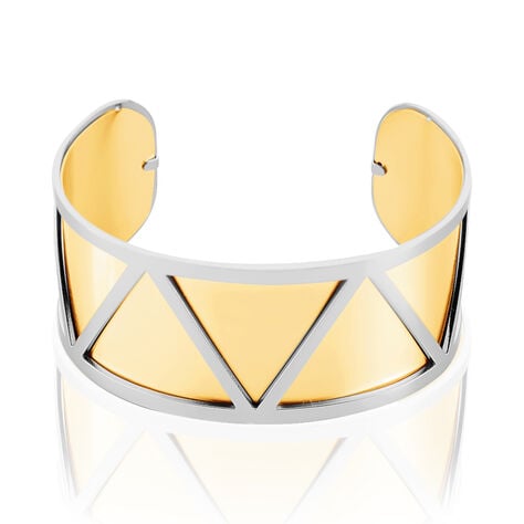 Bracelet Jonc Acier Blanc - Bracelets joncs Femme | Histoire d’Or
