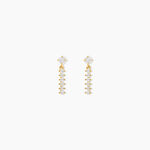 Boucles D'oreilles Pendantes Barakat Or Jaune Oxyde De Zirconium - Boucles d'oreilles pendantes Femme | Histoire d&rsquo;Or
