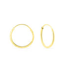 Cr&eacute;oles Valerina Or Jaune - Boucles d'oreilles mini Femme | Histoire d&rsquo;Or