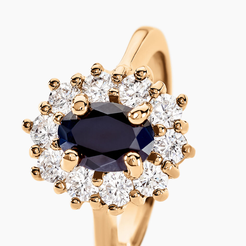 Bague Insaf Plaqu&eacute; Or Jaune Oxyde De Zirconium - Bagues solitaires Femme | Histoire d&rsquo;Or