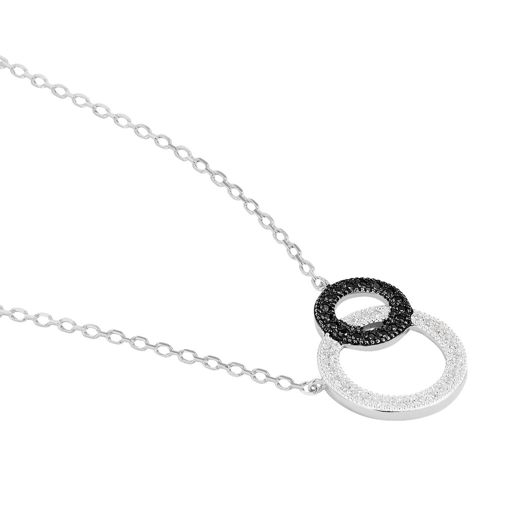 Collier Diana Argent Blanc Oxyde De Zirconium - Colliers fantaisie Femme | Histoire d’Or