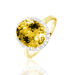 Bague Anna Or Jaune Citrine Et Diamant - Bagues solitaires Femme | Histoire d’Or