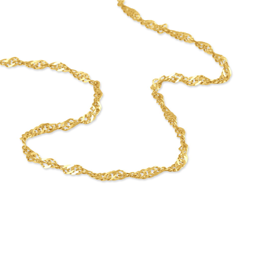 Chaîne Imanie Maille Singapour Or Jaune - Chaines Femme | Histoire d’Or