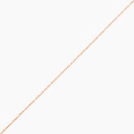 Cha&icirc;ne Igoa Maille For&ccedil;at Diamantee Or Rose - Chaines Femme | Histoire d&rsquo;Or