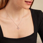 Pendentif Dajo Or Blanc - Pendentifs Bapt&ecirc;me Famille | Histoire d&rsquo;Or