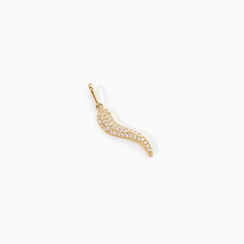 Pendentif Edmondine Or Jaune Oxyde De Zirconium - Pendentifs Femme | Histoire d&rsquo;Or