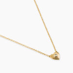 Collier Beileag Argent Dor&eacute; A L'Or 750/1000 Topaze - Bijoux avec pierres Femme | Histoire d&rsquo;Or