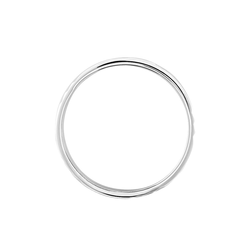 Alliance Karenn Argent Blanc - Alliances Homme | Histoire d&rsquo;Or