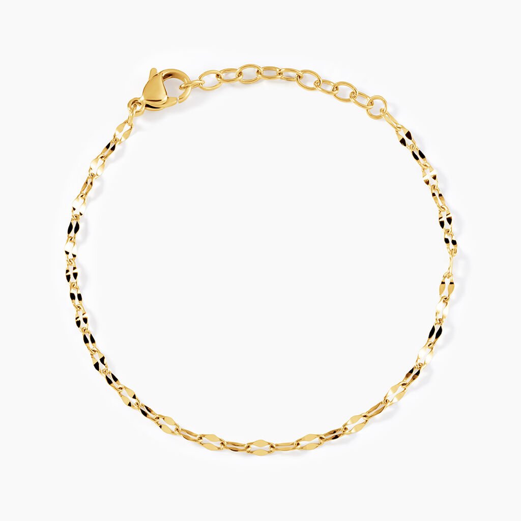 Bracelet Mauricette Acier Jaune - Bracelets Femme | Histoire d&rsquo;Or