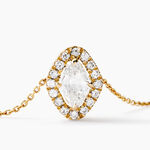 Collier Icone Or Jaune Diamant Synthetique - Colliers Femme | Histoire d&rsquo;Or