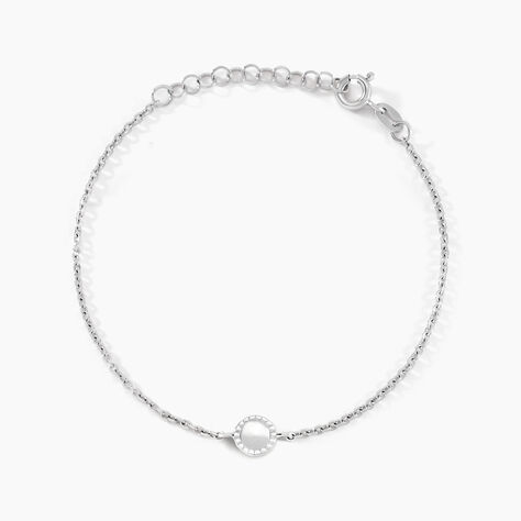 Bracelet Sixties Argent Blanc - Bracelets Femme | Histoire d&rsquo;Or