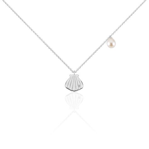 Collier Blandino Argent Blanc Perle De Culture - Colliers fantaisie Femme | Histoire d’Or