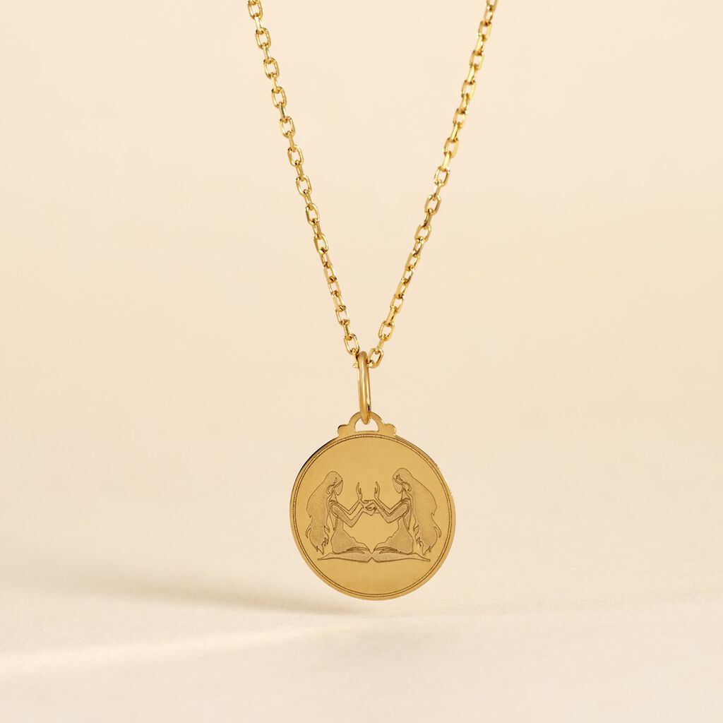 Pendentif Lamie Zodiaque Or Jaune - Pendentifs Zodiaque Unisex | Histoire d&rsquo;Or