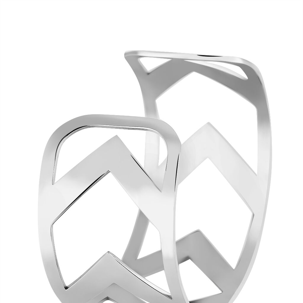 Bracelet Jonc Deanna Acier Blanc - Bracelets joncs Femme | Histoire d&rsquo;Or