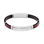 Bracelet Jourdan Magnus Caoutchouc Bleu - Bracelets cordon Homme | Histoire d&rsquo;Or