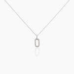Collier Tracee Argent Blanc Oxyde De Zirconium - Colliers fantaisie Femme | Histoire d&rsquo;Or